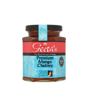 Geeta's Premium Mango Chutney | Indian chutney | aromatic fireworks | natural ingredients | vegan | vegetarian | 320g