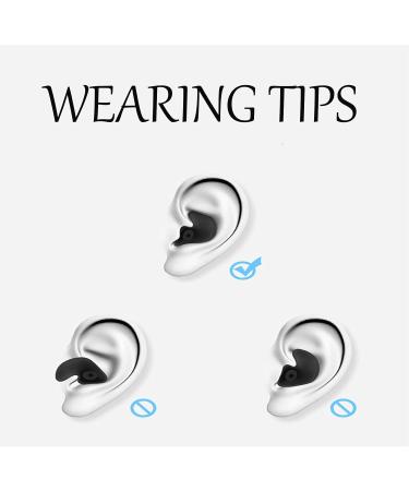 Macrohu Silicone Waterproof Earplugs for Sleep | Noise Dampening Reusable Soft Earplugs for Sleeping Snoring Swimming Learning & Hearing Protection - White - Buy Online on GoSupps.com