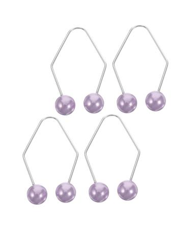 HONMEET 2 Pairs Dimple Trainer Face Trainer Dimple Maker Cheeks Balls Smile Trainer Facial Beauty Tool Facial Exerciser Dimple Clip Face Exerciser Cheeks Clip Purple Alloy 4.30X2.50X0.80CM Purple