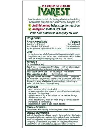 Ivarest Anti-Itch Cream Maximum Strength 4oz 2-Pack (2 Count) - Fast-Acting Relief - Buy Online on GoSupps.com