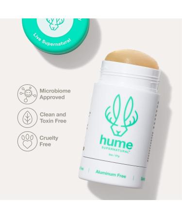Hume Supernatural Roll On Aluminum Free Deodorant for Women & Men - Safe for Sensitive Skin - Probiotic and Plant-Based - Long-Lasting Moisture Absorbing - Clean and Effective - Desert Bloom - 2-Pack Desert Bloom - 2 pack - Buy Online on GoSupps.com