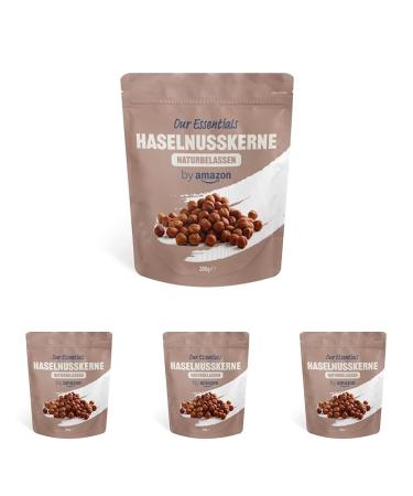 by Amazon Hazelnut Kernels Unsalted 200g (Pack of 1) (Pack of 4) 200 g (Pack of 4)