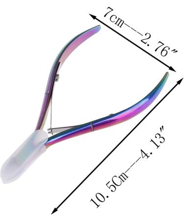 Nail Clipper for Thick Nails Nail Art Stainless Steel Plating Rainbow Cuticle Nipper Cutter Dead Skin Remover Clipper Scissor Manicure Pedicure Tool New (Color : Silver) - Buy Online on GoSupps.com