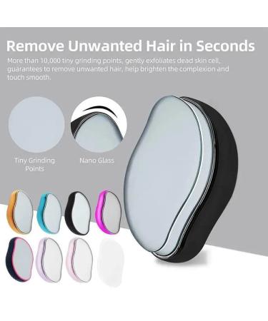 BELVACOR Crystal Magic Hair Eraser Remover - Painless Exfoliator for Women and Men - Reusable and Washable - Flawless Hair Remover Device - Portable Epilator (Pink) - Buy Online on GoSupps.com