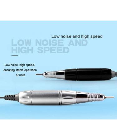 30000RPM Cordless Rechargeable Manicure Pedicure Low Noise Low Vibration Low Heat Nail File Set for Home and Salon Nail Buffer Manicure Pedicure Polishing Tools Black - Buy Online on GoSupps.com