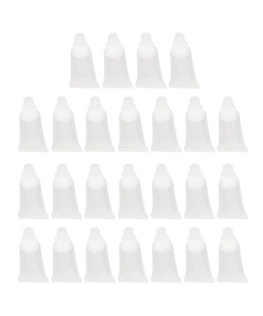 25pcs Lip Balm Tubes 5ml Empty Lip Gloss Balm Containers Refillable DIY Lip Gloss Tube for Shampoo Body Lotion Containers Cosmetic Transparent
