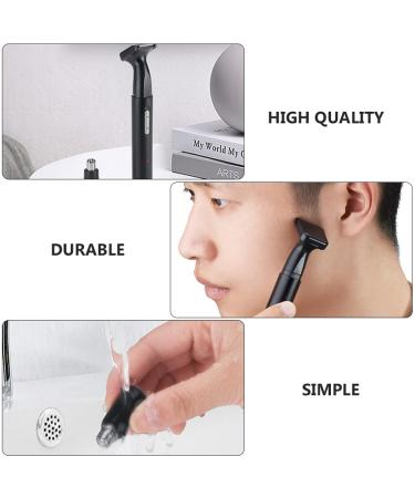 Buy Electric Nose Hair Trimmer & Sideburns Razor - Unisex Nose Hair Cleaning Tool for Effortless Grooming - Buy Online on GoSupps.com