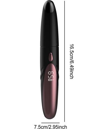 Wpsagek Heated Eyelash Curler - Electric Small Lash Curler with Comb | Double-Sided Anti-Scald Portable Lash Curler 4 Adjustable Temperature Levels Eye Makeup Tools for Natural 24hr Curl Black - Buy Online on GoSupps.com