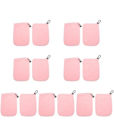 FOMIYES 7 Pairs Wax Thermal Insulation Gloves Thermal Gloves Paraffin Mitts Wax Gloves Wax Bath Foot Hand Cover Beauty Paraffin Wax Mitt Mittens Cotton Work Boots Take a Bath Pink