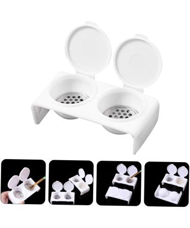 Ipetboom Monomer Holder Nail Art Brush Cup Nail Art Tool Painting Tool Natural Nails Nail Tools Dappen Dish for Acrylic Nails Nail Bowl Liquid Pen Wash Cup Wash Pen Bracket Stainless Steel - Buy Online on GoSupps.com