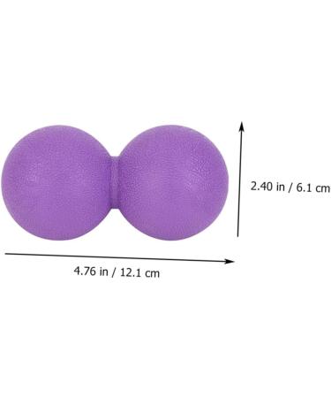 TOVINANNA Yoga Balls - 6 Pack Trigger Point Massage Roller & Foam Fitness Ball for Back & Shoulder Relief - Violet - Buy Online on GoSupps.com