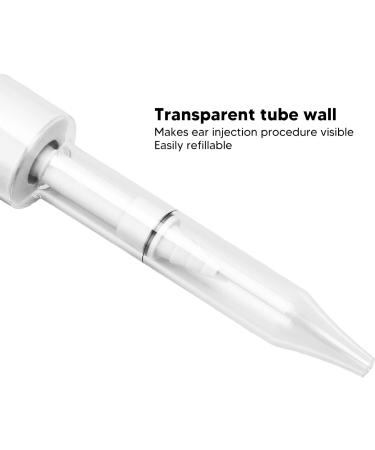Portable Ear Impression Injector - Professional Refillable Syringe for Sampling (White) - Buy Online on GoSupps.com