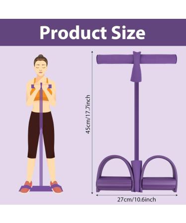 Flintronic Thigh & Leg Trainer - Multifunctional Resistance Training with 4 Tension Ropes for Full Body Fitness & Yoga - Buy Online on GoSupps.com