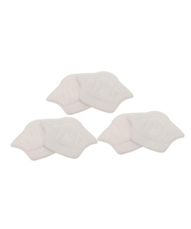 NOLITOY 15 Pairs Cuttable Half Size Stickers Sneaker Heels Self-Adhesive Heel Mats Male and Female Sneakers Shoe Pads for Women Shoes Heel Stickers Can Be Cut Heel Pad Women's White Sponge