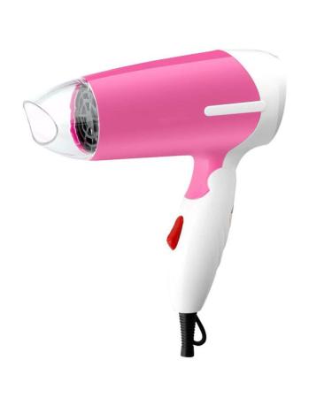Hair Dryer Trvavel Small Mini Blow Dryer 650W Portable Folding Fast Drying Hair Lightweight Quiet Blow Dryer Hot/Cold DC Motor Compact Safe Hairdryer Pink Small Gift