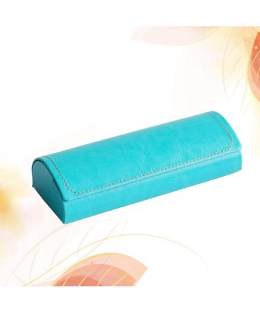 Milisten PU Leather Eyeglasses Case - Portable Reading Glasses Protector & Display Holder for Men & Women - Stylish Blue Eyewear Storage - Buy Online on GoSupps.com