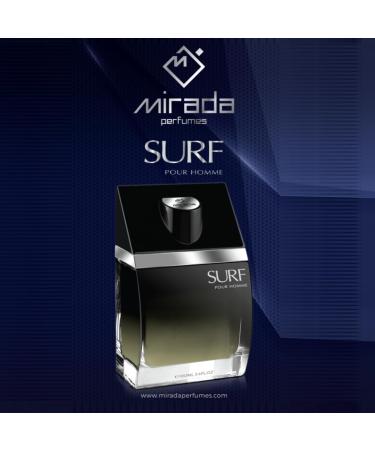 MIRADA Surf Pour Homme Men's Eau de Parfum (EDP) 3.4 FL. Oz (100ml) Men s Perfume with Notes of Citrus Lemon Lavender Green Marine - Buy Online on GoSupps.com