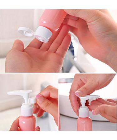 WOIWO 9-Piece Travel Kit - Plastic Spray Bottles Lotion Shampoo & Cosmetic Containers for International Shipping - Buy Online on GoSupps.com