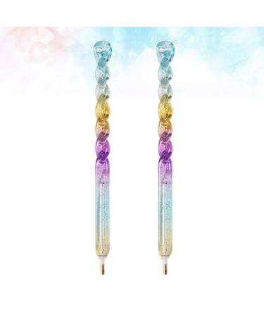 Healifty 2-Piece Manicure Tools Set | Nail Art Picker Dotting Pen & Acrylic Handle | Perfect for Nail Painting & Decoration - Buy Online on GoSupps.com