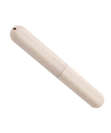 Traveling Toothbrush Holder - Toothbrush Travel Case | Toothbrushes Storage Covers Cases |Portable Toothbrush Cover Storage | Toothbrush Case Travel Cover With Ventilation Holes Toothbrush Storage Beige