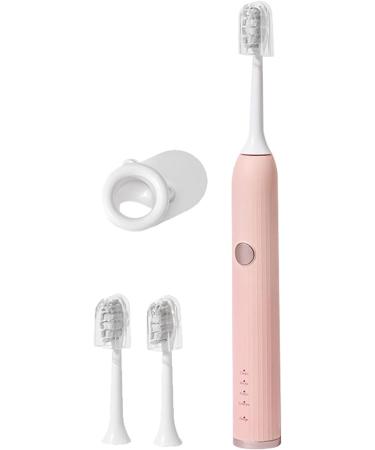 Buy Pink Electric Toothbrush Efficient Cleaning Soft Bristles Waterproof & USB Rechargeable | Ideal for Home & Travel - Buy Online on GoSupps.com
