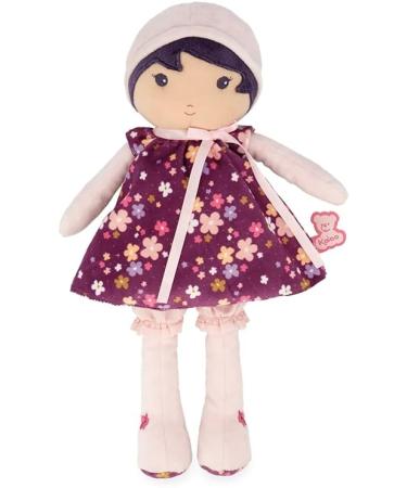 Kaloo Tendresse Violette My 1st Soft Doll 32cm Fabric Doll Floral Dress - Large Gift Box - Customisable Ribbon - 0 Months - Buy Online on GoSupps.com