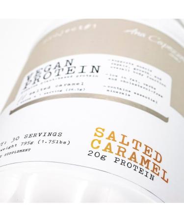 Premium Vegan Protein Powder - Organic Gluten-Free Soy-Free Salted Caramel | Plant-Based Protein | Sweetened with Stevia - Buy Online on GoSupps.com