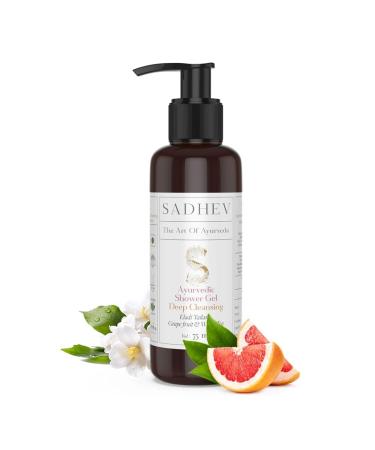 Buy Ayurvedic Shower Gel with Eladi Tailam Grapefruit & White Tea for Deep Cleansing - 75 ml | International Shipping - Buy Online on GoSupps.com