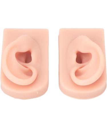 Reusable Silicone Ear Model - Flexible Fake Ear for Jewelry Exhibition & Acupuncture - 1 Pair - Buy Online on GoSupps.com