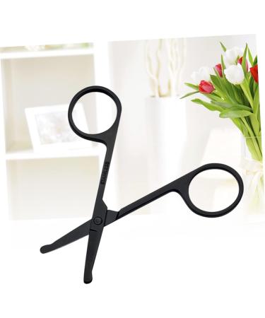 Balacoo Stainless Steel Nose Hair Clippers & Eyebrow Trimmer for Men - 1pc Vibrissa Scissors - Buy Online on GoSupps.com