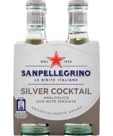 San Pellegrino Silver Soft Drinks Pack of 48 + Tonica Rovere Disposable Glass Bottle 20 cl - Buy Online on GoSupps.com