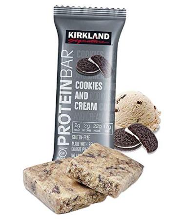 Bulk Pack Protein Bars (Kirkland Signature, Cookies & Cream, 20-Pack)