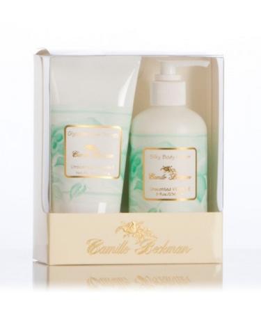 Camille Beckman Hand and Body Duet Set Silky Body and Glycerine Hand Cream Vitamin E Unscented