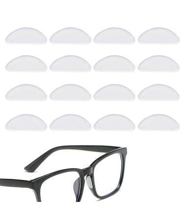 18 pairs of self-adhesive nasal cannulas glasses nasal cannulas silicone non-slip 1 mm (transparent)