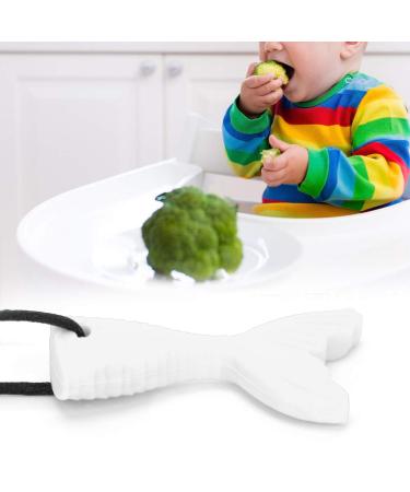 Fish Tail Baby Bite Ring Necklace - Chewing Tool for Children with Autism & ADHD | Safe & Durable Teething Chew Necklace for Boys & Girls - Buy Online on GoSupps.com