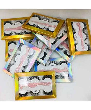Desikixudy 3 Pairs 3D Lashes Natural False Eyelashes Dramatic Fluffy Soft Wispy Volume Reusable Eyelash 306 - Buy Online on GoSupps.com