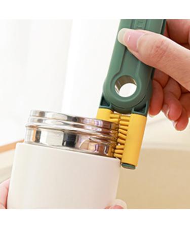 Tovmekdjn 5-in-1 Bottle Cleaning Brush Multifunctional Cleaning Brush for Lid Crevice & Bottle for Cleaning Bottle Water Bottles Easy Install - Buy Online on GoSupps.com