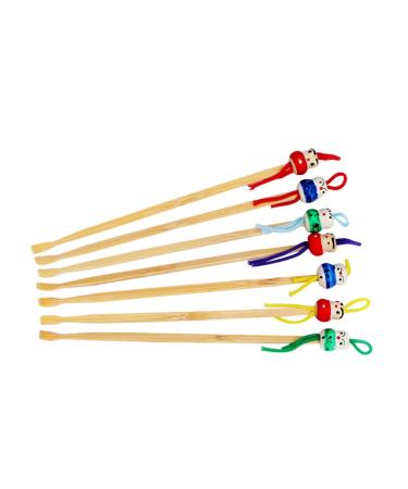 Healifty 12pcs Wooden Ear Pick Ear Cleaners Tools Metal Cleaner Ear Wax Removal Tool Adorable Ear Picker Ear Pick Clean Tools Wooden Ear Cleaner Cartoon Wax Cleaner Ear Supply Child