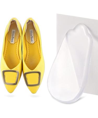 Gel Heel Cushion Inserts for Women - Anti-Wear Orthotic Inserts for Comfort & Blister Prevention (Medium Clear) - International Shipping Available - Buy Online on GoSupps.com