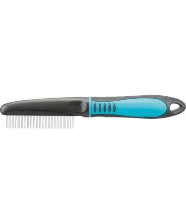 TRIXIE Dog/Cat Coat Untangler Comb 22 cm Black Silver Blue 22 cm - Buy Online on GoSupps.com