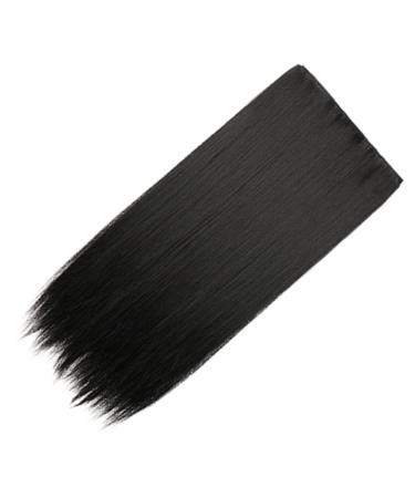 Ipetboom Piece Long Straight Hair Wig Long Straight Hair Extensions Straight Wigs Hair Clips for Extensions Hair Extensions Clip in High Temperature Wire Miss Hairpin Natural 80X15CM Black