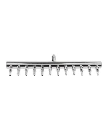 KESOTO Stainless Steel Air Distributor Inlet 8mm Outlet 4mm Air Tap Aquarium Accessories - 12-Way