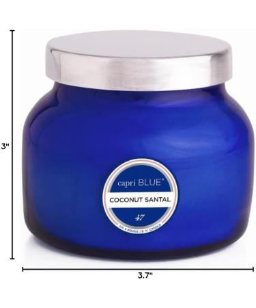 Capri Blue Soy Candles - Luxury 8 oz Jar Candles for Home with Hibiscus Lime Coconut & Amber - Perfect Housewarming Gifts - Buy Online on GoSupps.com