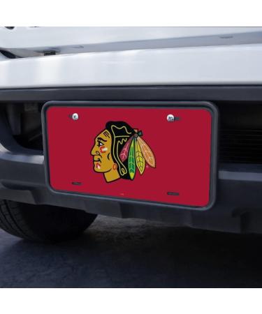 Chicago Blackhawks Logo Novelty Metal License Plate - Official NHL Team Merchandise - Buy Online on GoSupps.com