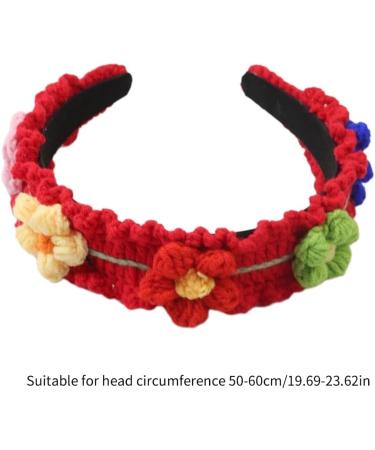 JSGHGDF Elegant Wide Hair ands Photo ooth Props Wide Headband Flower Headpiece ohemia Headband for Music Festivals Black - Buy Online on GoSupps.com