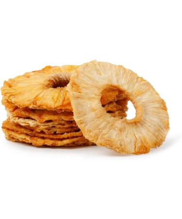 Jeske Sports Supplies Tasty Pott Pineapple rings dried without additives dried fruit pineapple snack dried fruit in bag 1000 g - Buy Online on GoSupps.com