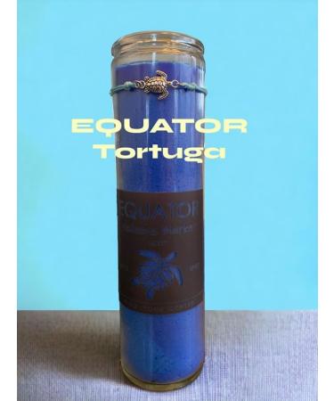 Tortuga by Equator Wellness Market - Blue Turtle Centering Candle for Meditation Yoga & Well-Being | Tropical Ambiance & Vitality Candle - Buy Online on GoSupps.com