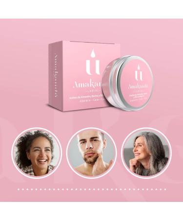 Moisturizing Lip Balm - Smoothes and Protects Lips - Organic Ingredients: Tea Tree Essential Oil Almond Oil and Vitamin E - Amakandu - Buy Online on GoSupps.com
