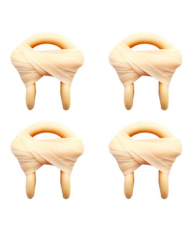 Besportable swimming accessories nose nose clamp 4PCs silicone nose clip swimming nose plug-in-chose protector nose plug with an elastic rope for swimming zubeh