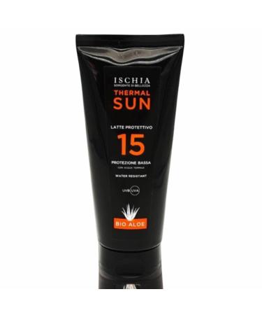Ischia Sorgente di Bellezza Ischia Thermal Sun Face and Body Sunscreen Lotion with Thermal Water and Organic Aloe Water Resistant 200ml (SPF 1.15)